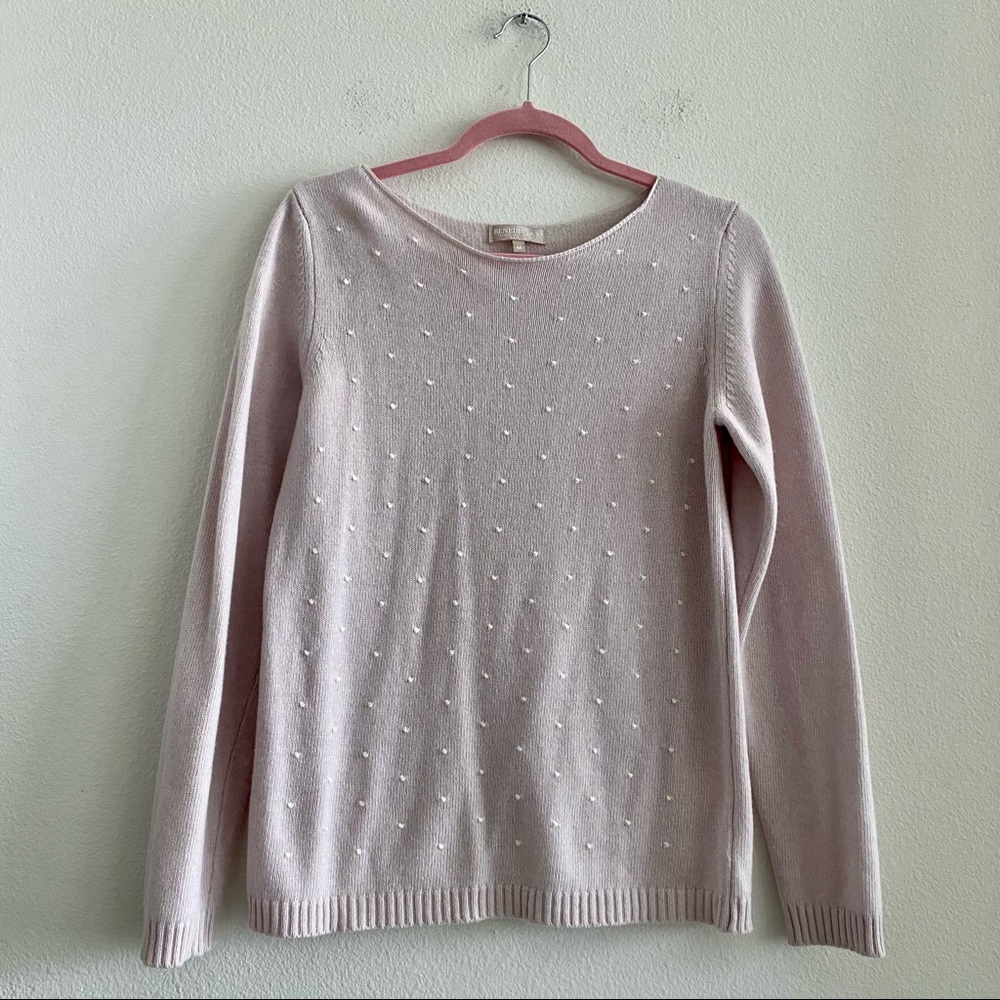 Benedetta B Merino Wool Blend Sweater Size Medium